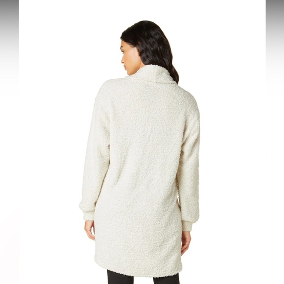 Beyond Yoga Cloud Cover Boucle Cardigan EUC size Large off white color - Picture 4 of 8